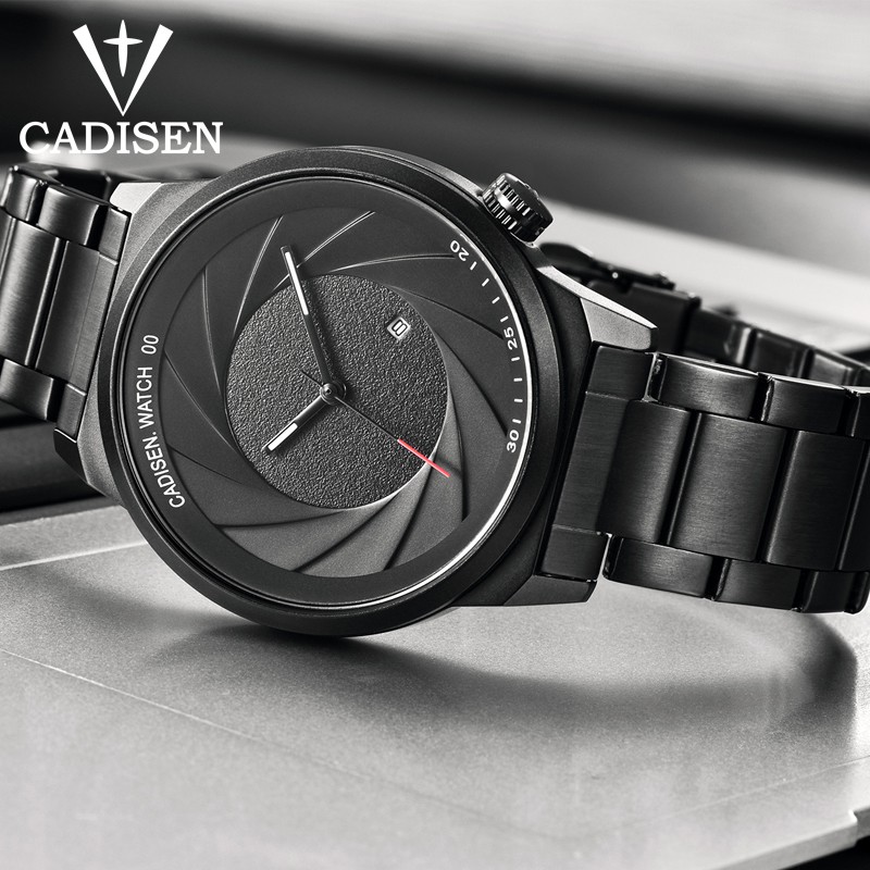 [Ready] Asli CADISEN Merek Jam Tangan Pria Quartz Analog Kalendar