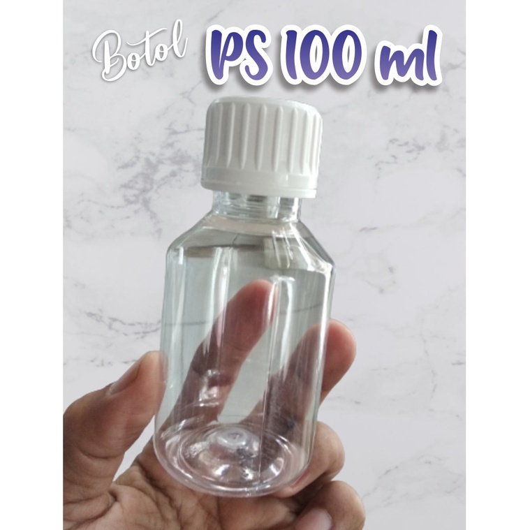 Boto PS 100 ml Bening dan putih susu / botol untuk madu - isi 50 pcs / botol