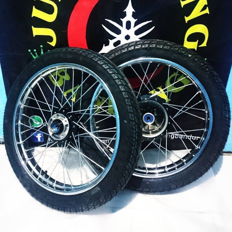 velg velk did rx king full set ban tinggal pasang rim ring 18 original baru