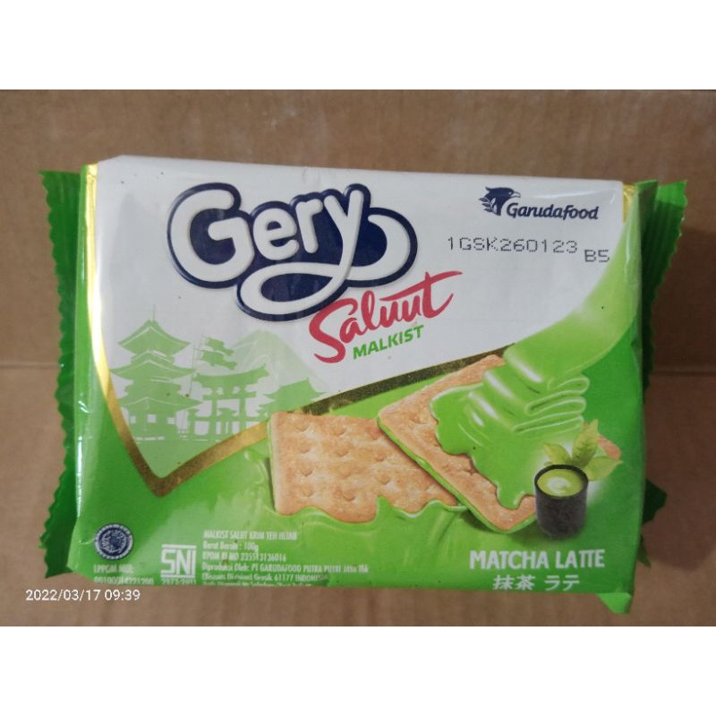 

Gery saluut malkist matcha latte 100gr