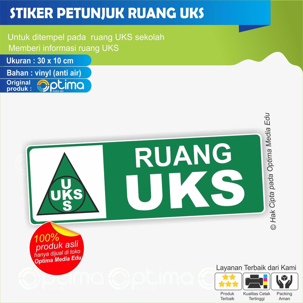 

STIKER RUANG UKS di SEKOLAH