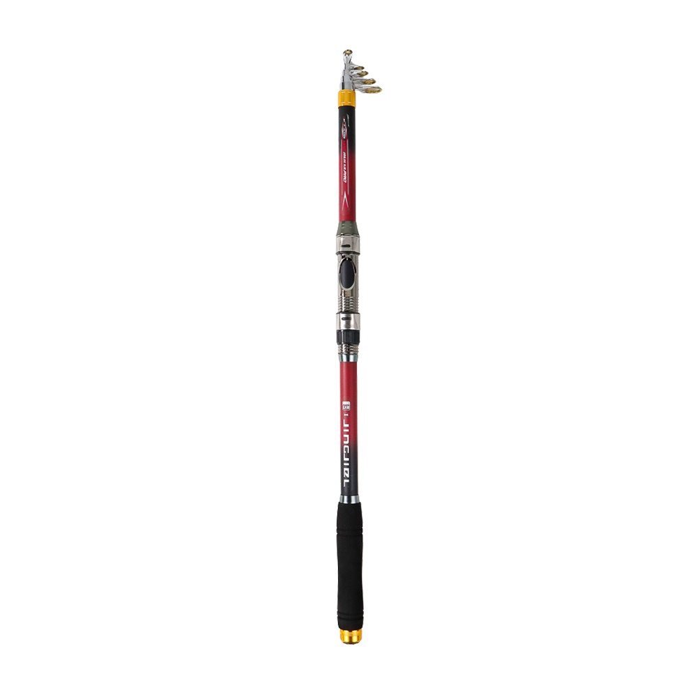 Joran Pancing Super Hard Carbon Fiber OMTHQCRE Telescopic 2.4M - Red