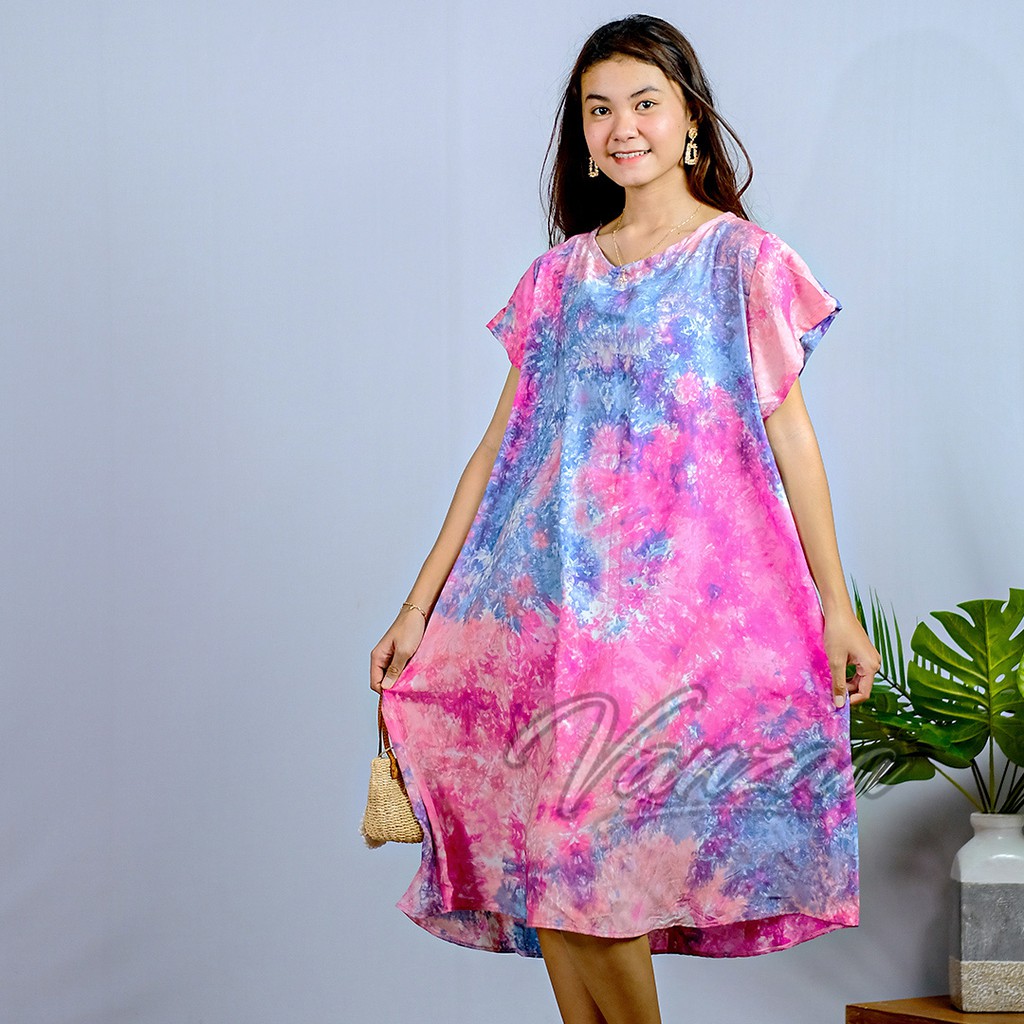 tie dye formal dress