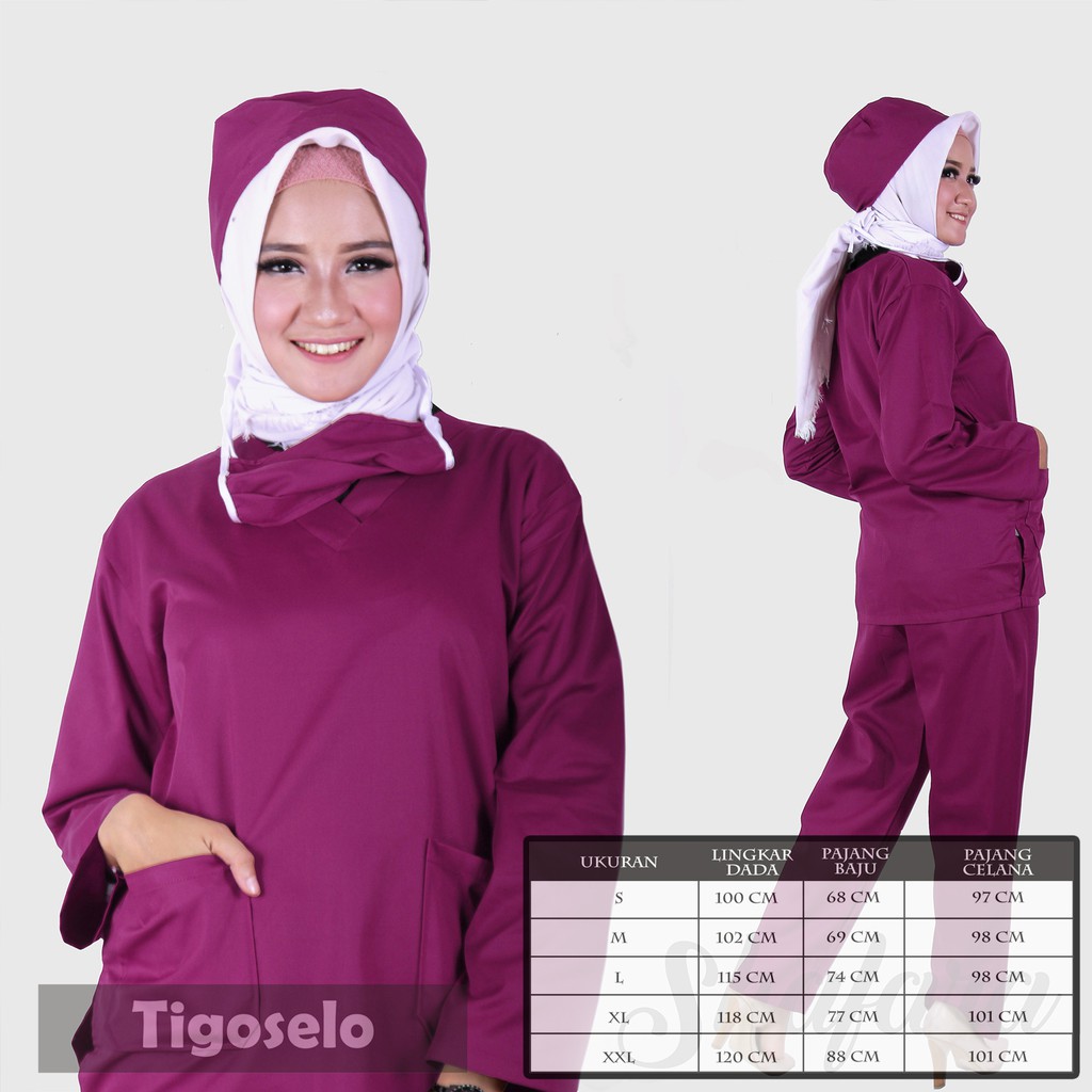 Baju OK Petugas Medis / Baju Jaga / Seragam OK / Seragam Medis / Baju Oka Lengan Panjang