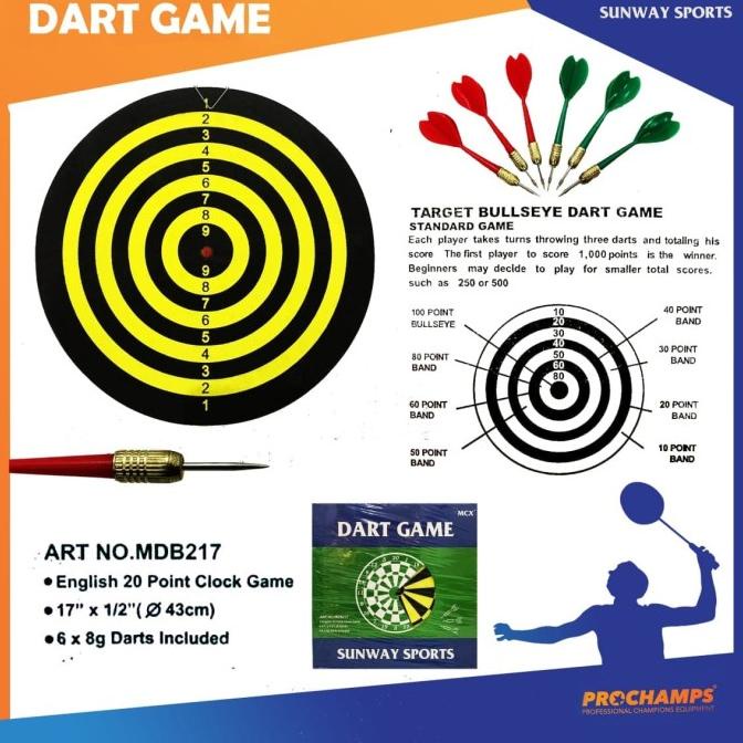 SUN WAY DART GAME 17 INCH ORIGINAL