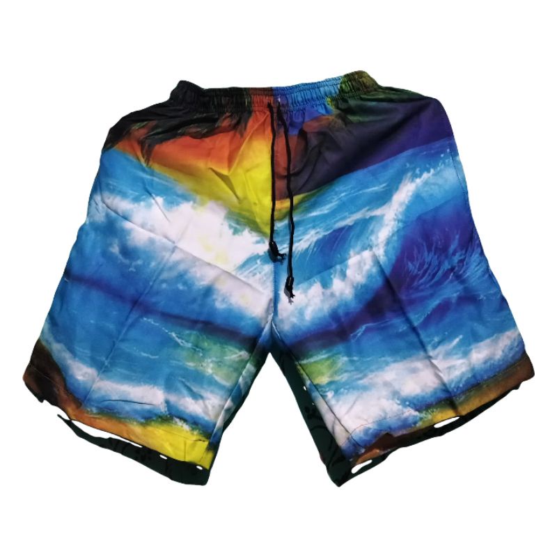 Celana pantai/celana pendek surfing motif full printing