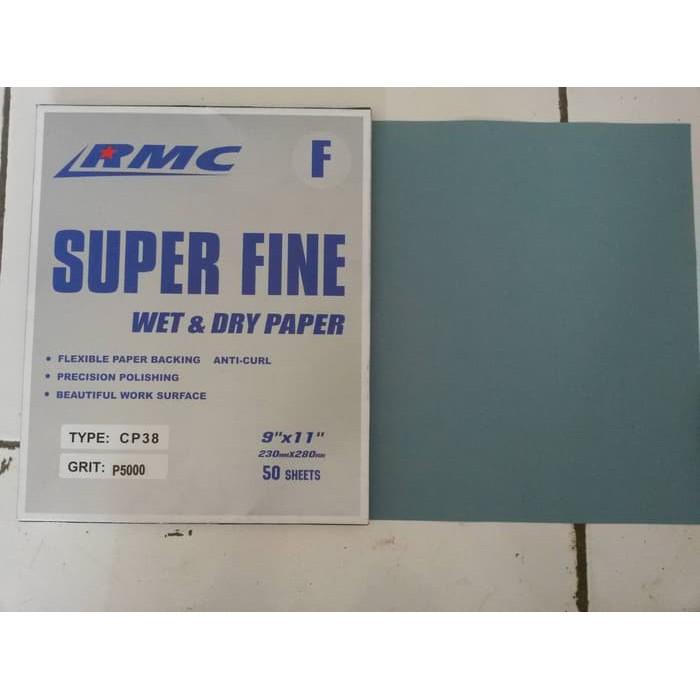 amplas RMC no.5000 / amplas RMC GRIT 5000 PER LEMBAR