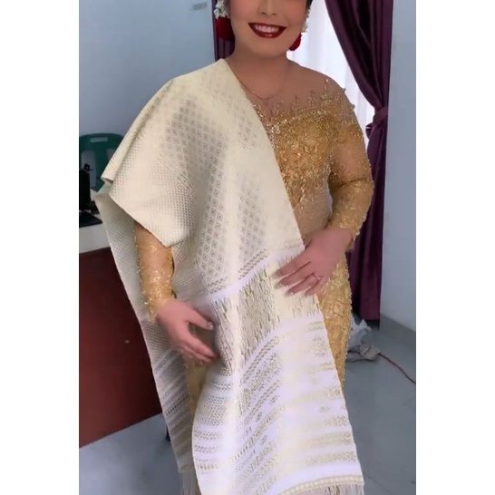 songket tumtuman tanpa sambungan purada kristal murah mewah terbaru promo pengantin suhut