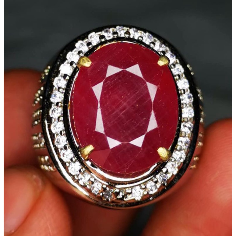 CINCIN PERMATA RUBY PIGEON BURMA MERAH