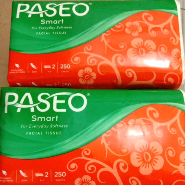 Tissue Paseo 250 Sheet 2ply Tisu Kering Facial (no.104)