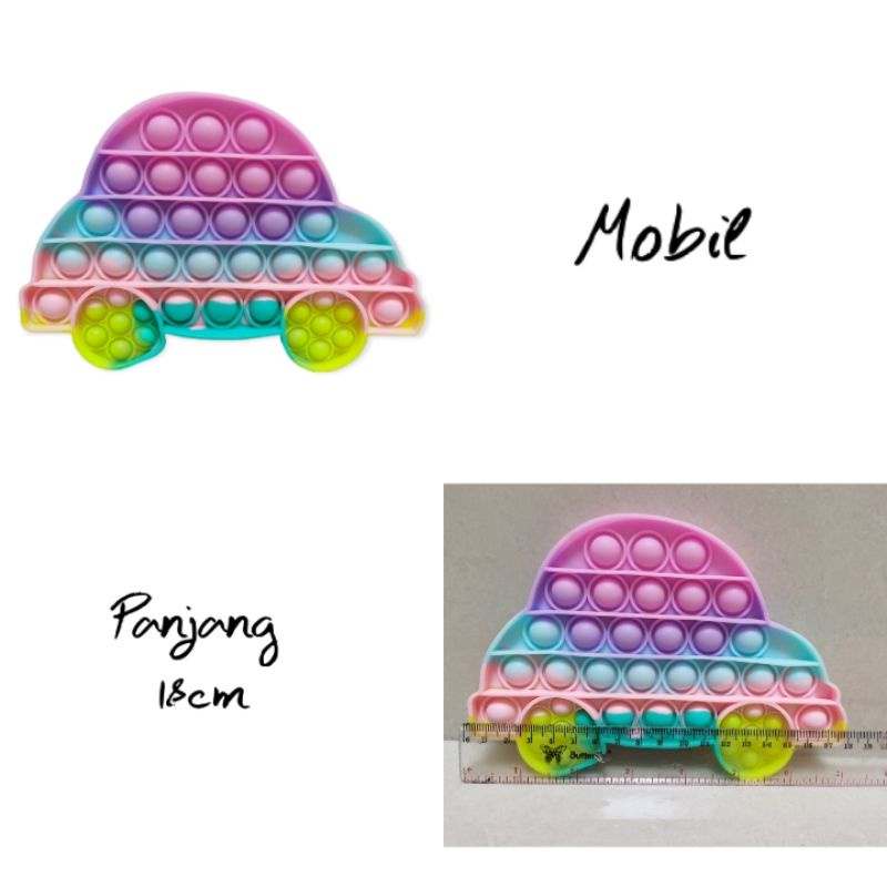 ( COD ) Mainan Anak Pencet Pop It Rainbow / Pop It Rainbow Murah / Mainan Pop It-6