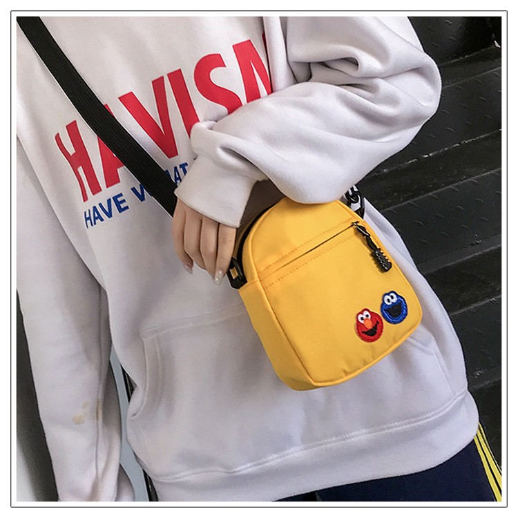 TM-33 tas selempang mini bag wanita import korea jepang elmo colorfull