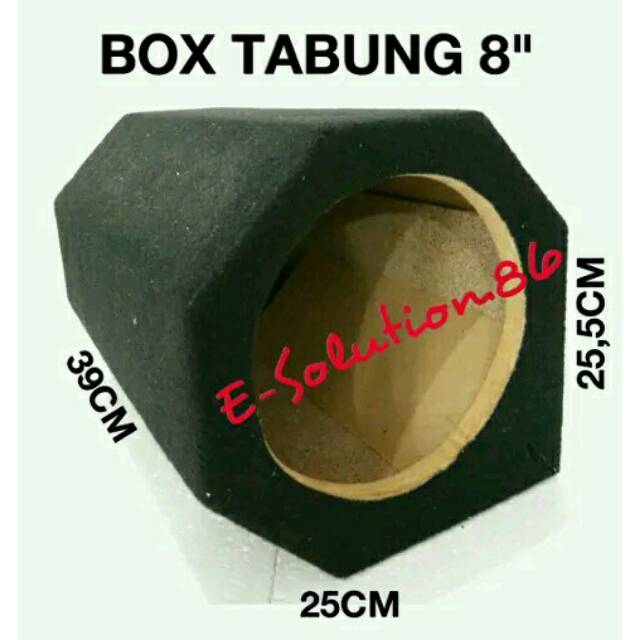 Jual Box Subwoofer Tabung 8" Box Speaker 8inch Box Speker Box Panjang