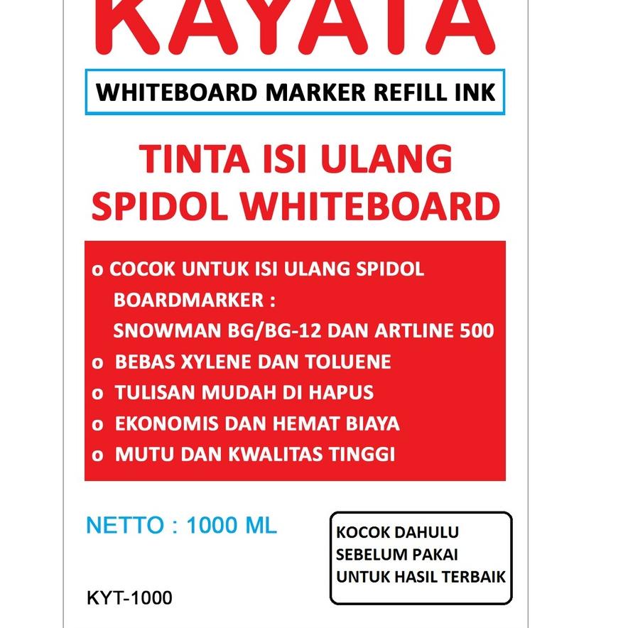 

sles622 Tinta spidol whiteboard refill Kayata murah dan berkualitas 1000 ML Tinta isi ulang spidol ☉ 53