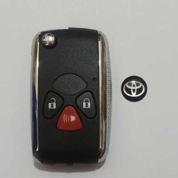 FLIP KEY KUNCI LIPAT TOYOTA INNOVA FORTUNER - CASING FLIPKEY KUNCI LIPAT INNOVA FORTUNER 3 TOMBOL