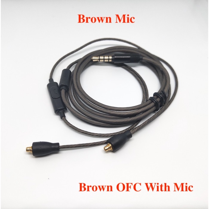 MMCX Pin DIY OFC Replacement Cable Shure Kabel SE215 535 UE900