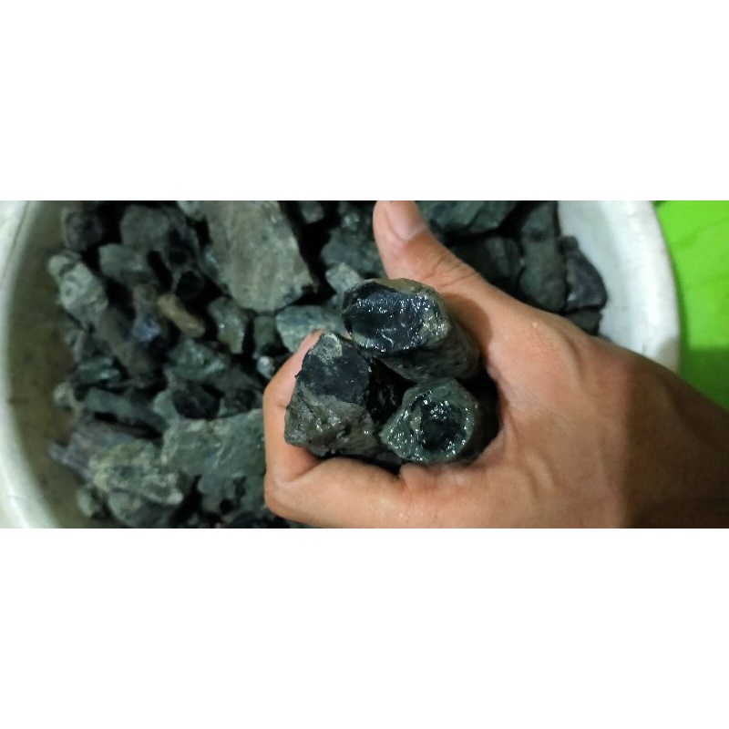 kalimaya Banten black Opal Sempur isi 4 biji kualitas super A