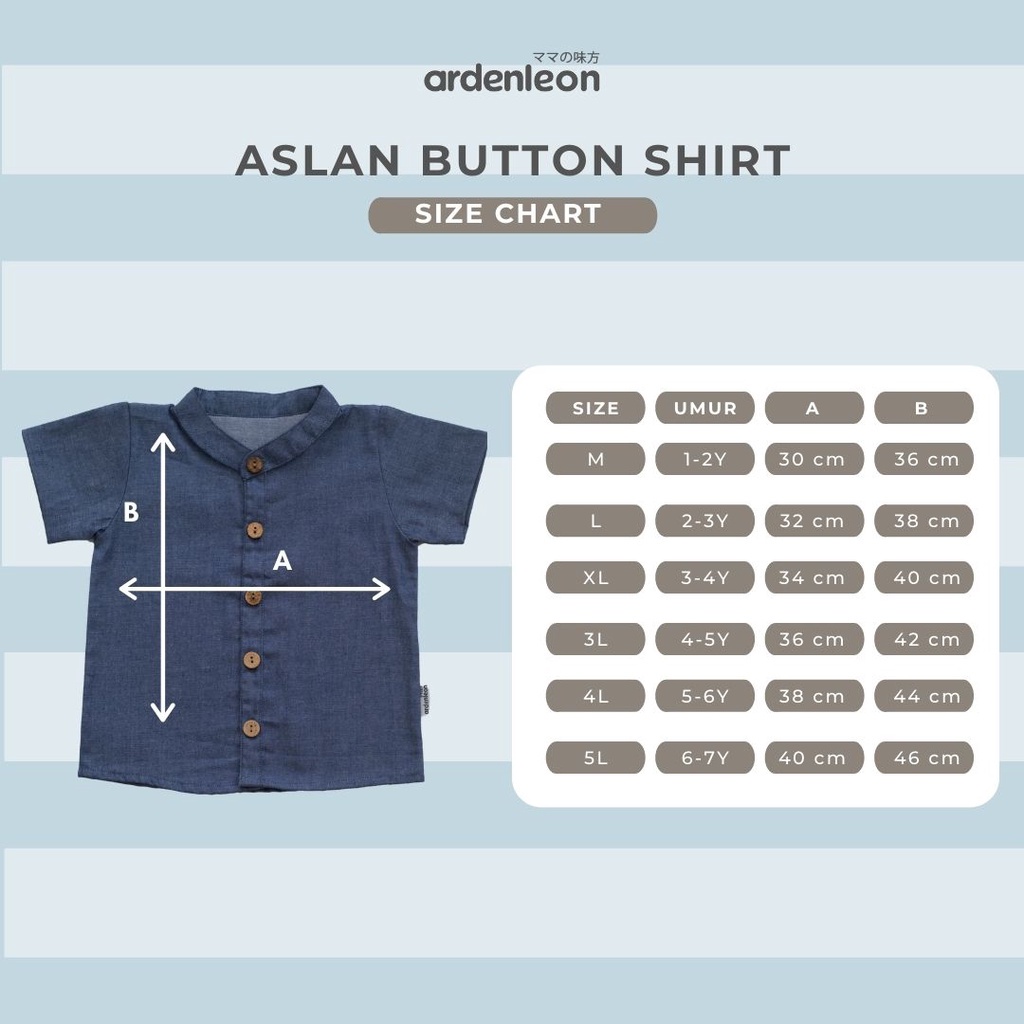 Ardenleon Denim Aslan Atasan Anak (1-7 Yr)