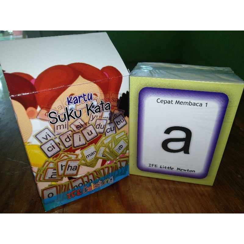 Flashcard Suku Kata - IFE Calistung (30 Jam Lancar Calistung)