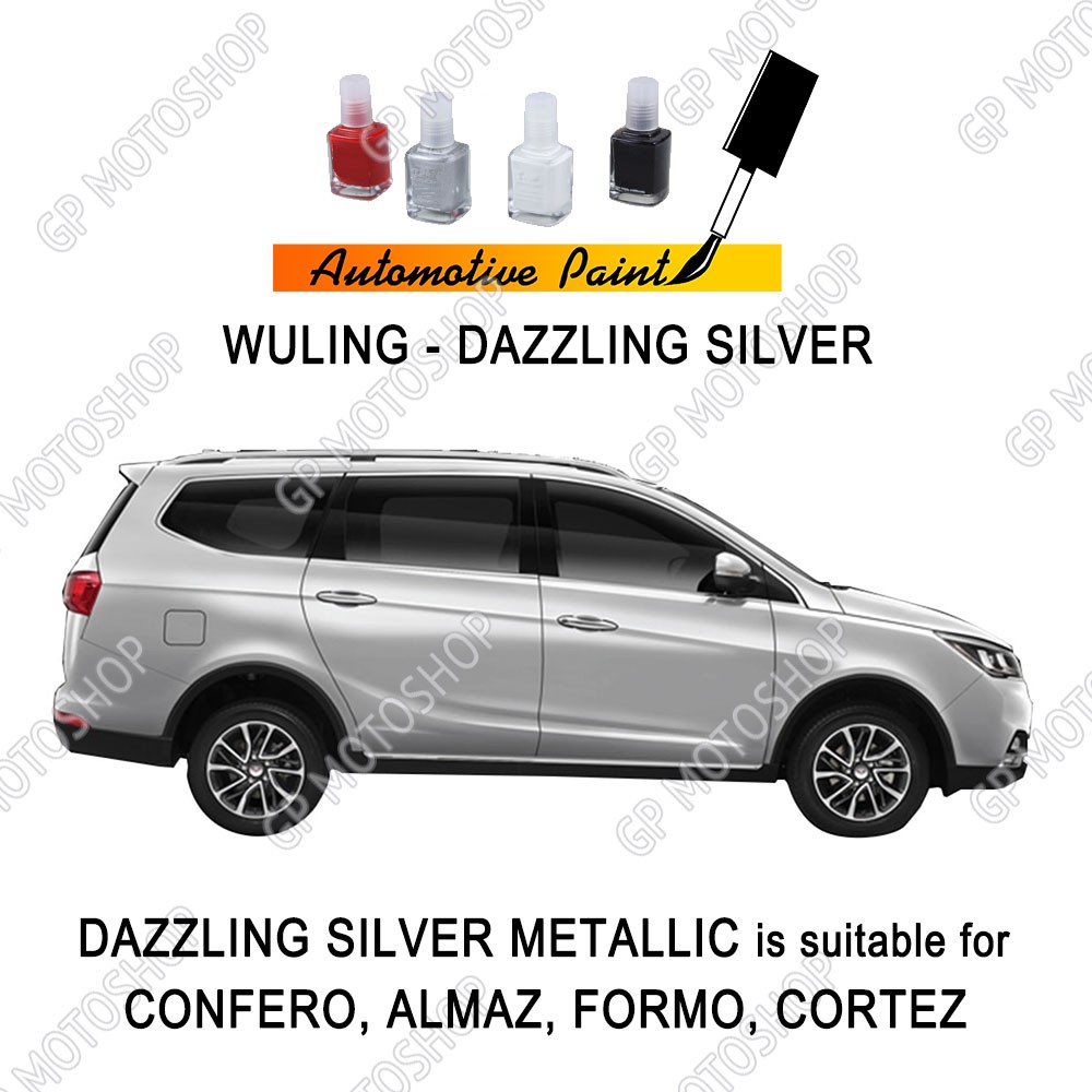 Wuling Dazzling Silver Cat Oles Penghilang Baret Mobil Lecet Silver Metalik Almaz Confero Cortez