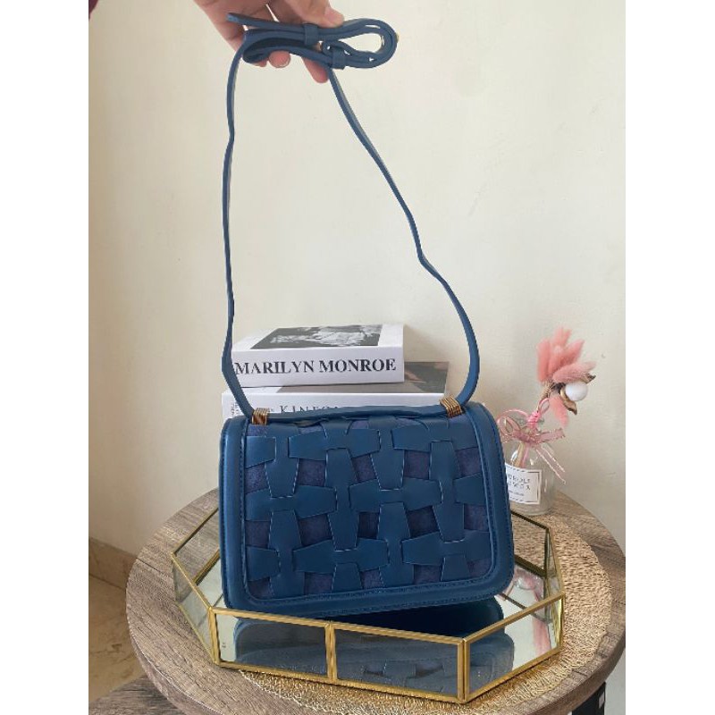 tas selempang wanita original bag (ck-018 ck weave)