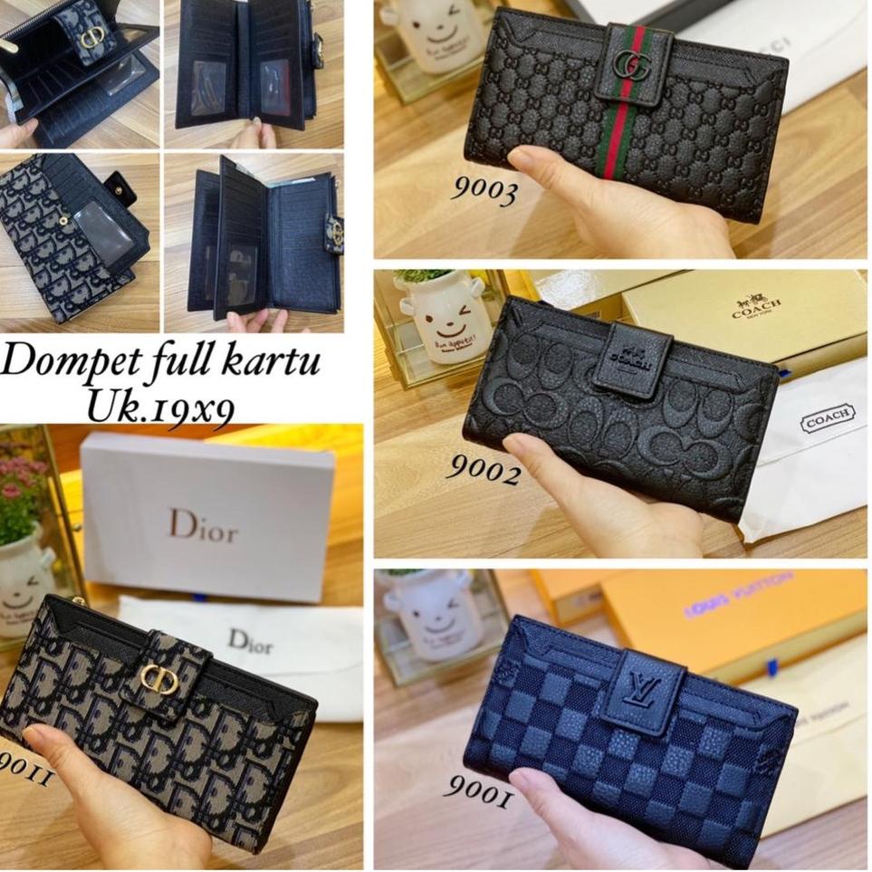 Top Produk.. DOMPET COACH EMBOSS ( KUALITAS PREMIUM ) ADA BOX DOMPET LIDAH PANJANG IMPOR CV L1
