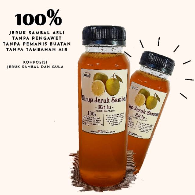 

Sirup jeruk sambal atau Kit Iu Halal Ny Dju