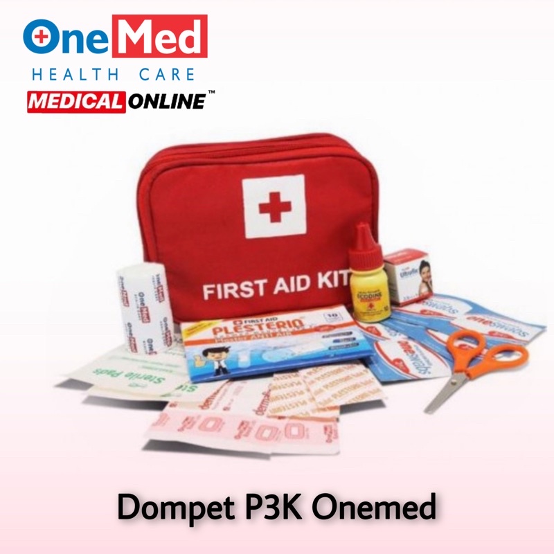 P3K ONEMED FIRST AID KID POCKET BAG / TAS DOMPET P3K MEDICALONLINE MEDICAL ONLINE