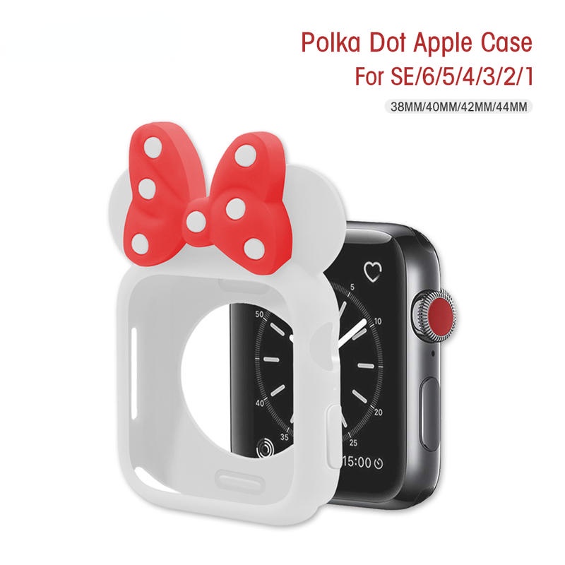 Case Pelindung Mini Bahan Silikon TPU Untuk iWatch Seri 6 4 3 2 1 5 40MM 44MM 38MM 42MM