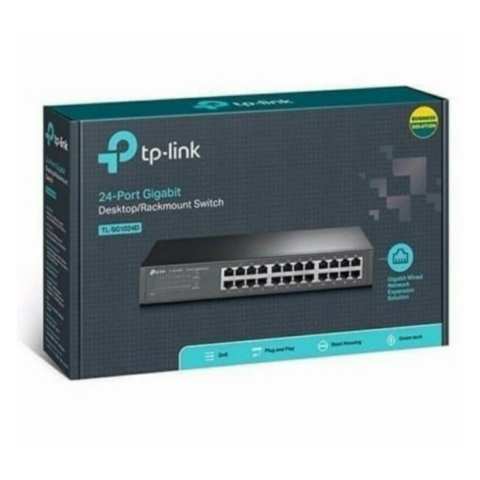 TP-LINK TL-SG1024D TPLINK 24 Port Gigabit Desktop Switch Hub LAN