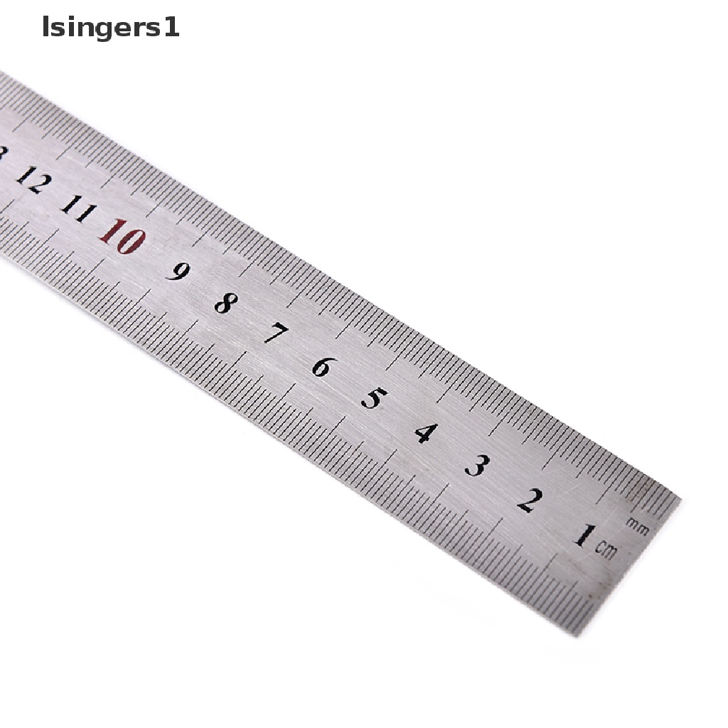 (lsingers1) 1pc Penggaris Siku 90 Derajat 15x30cm Bahan Stainless Steel