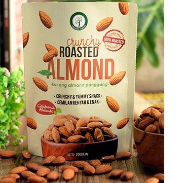 

p-44 ROASTED ALMOND 200GR ^