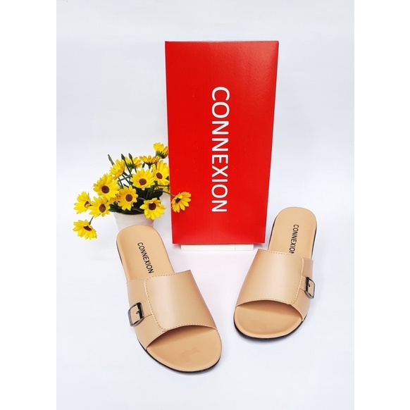 DISKON DAY! Selop Wanita Connexion - Sandal Slop Tali - Sandal Wanita Nevada