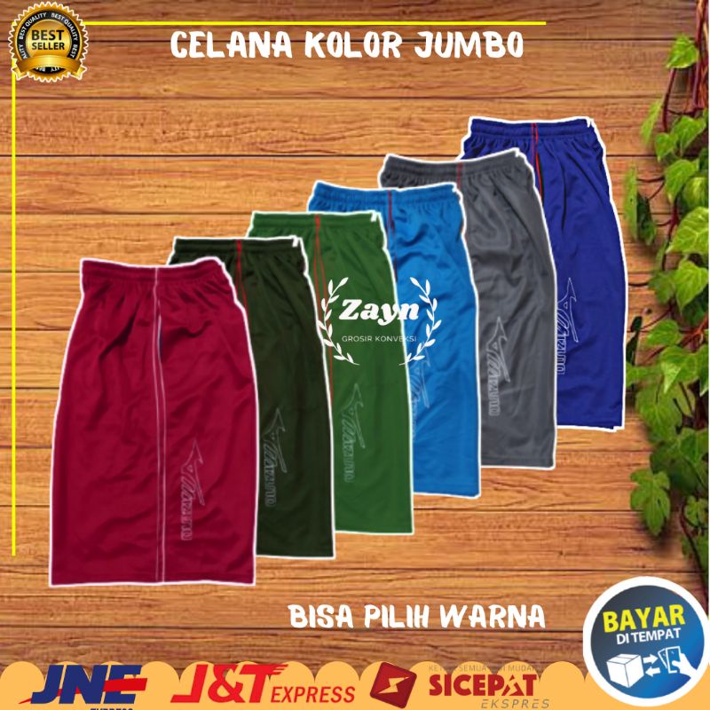 Celana Kolor Pendek Jumbo Pria Olahraga Futsal Basket Harian Cowok Cewek Murah