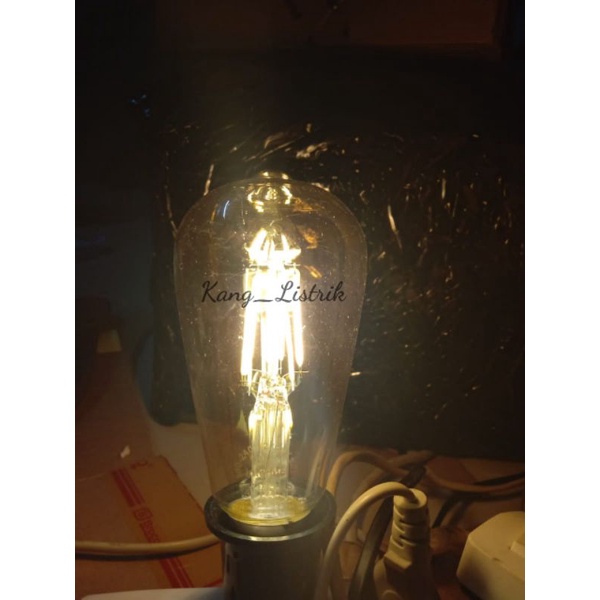 Lampu led Filament ST64 4Watt / Lampu Edison 4W / Lampu Cafe