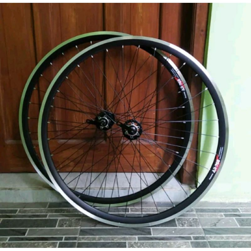 wheelset 700c Jangkrik - wheel set 700c - velg 700c - wheelset roadbike wheelset rb hybrid mtb