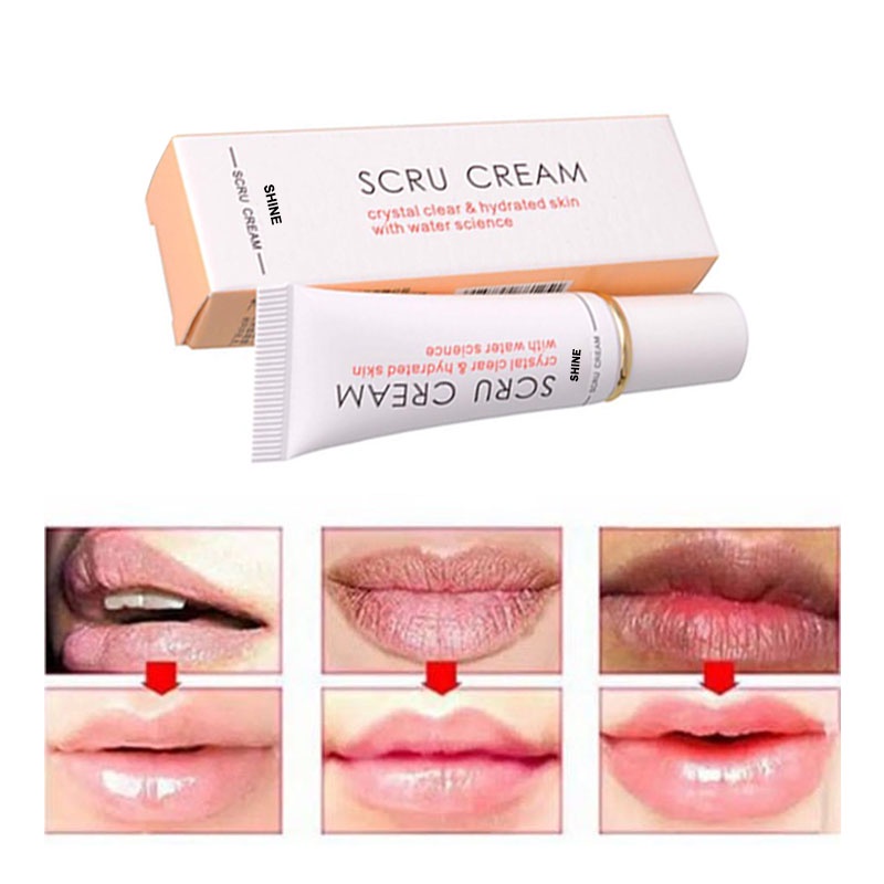 SHINE STAR - BISA COD - SCRU ORIGINAL CREAM PELEMBAB BIBIR KERING DAN BIBIR PECAH MEMBUAT BIBIR JADI CERAH