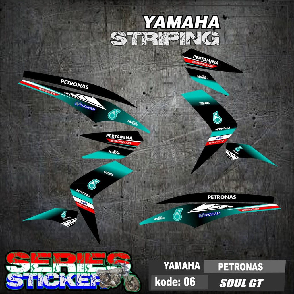 Decal Vega Zr Petronas / Striping Motor Yamaha Vega Zr ...