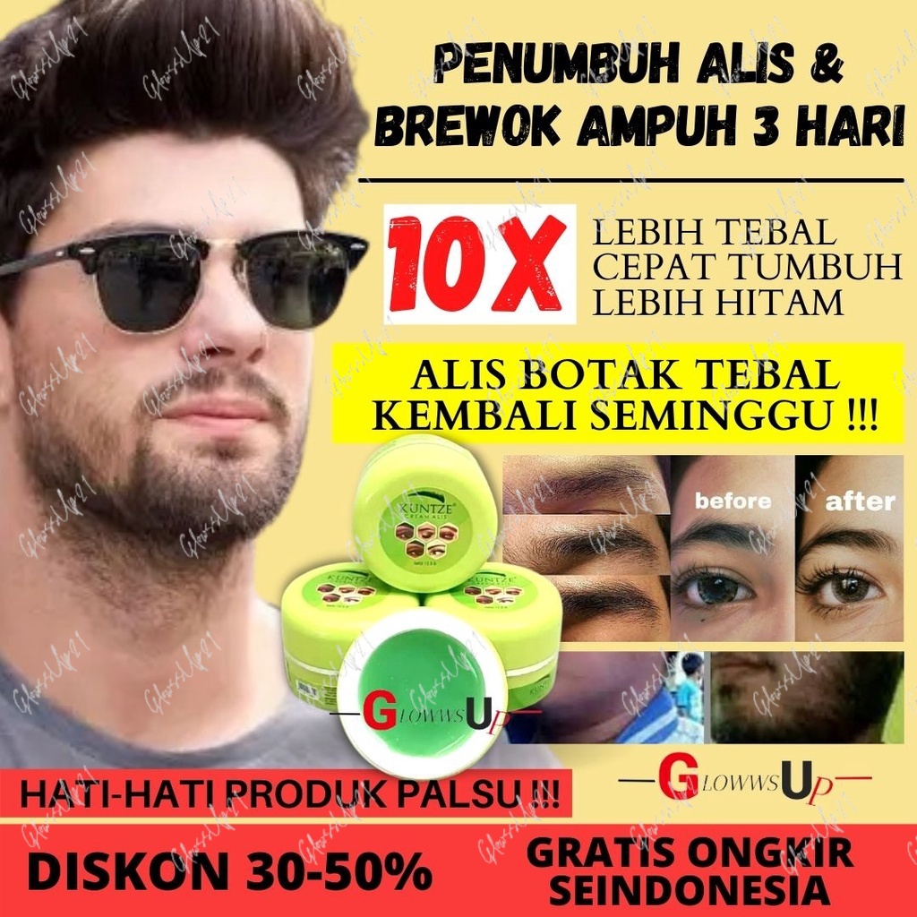 PENUMBUH ALIS KUNTZE CREAM ALIS BPOM - CREAM ALIS KUNTZE ORIGINAL BPOM