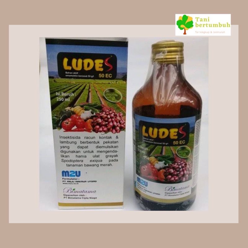 insektisida LUDES emamektin benzoat 50 ec 100ml pembasmi ulat