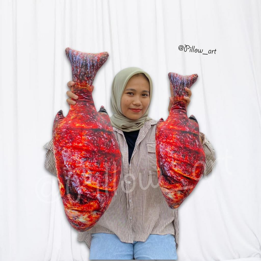 Pillowart - Bantal Boneka Ikan Bakar Size L - ART051