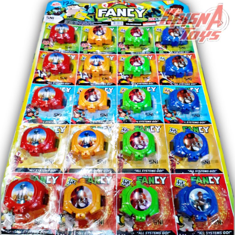 MAINAN ANAK JAM TAZOS FF isi 20pcs/Lembar