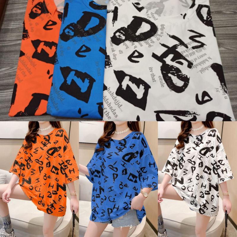 T-Shirt / Kaos / Atasan Wanita / Oversize Tee