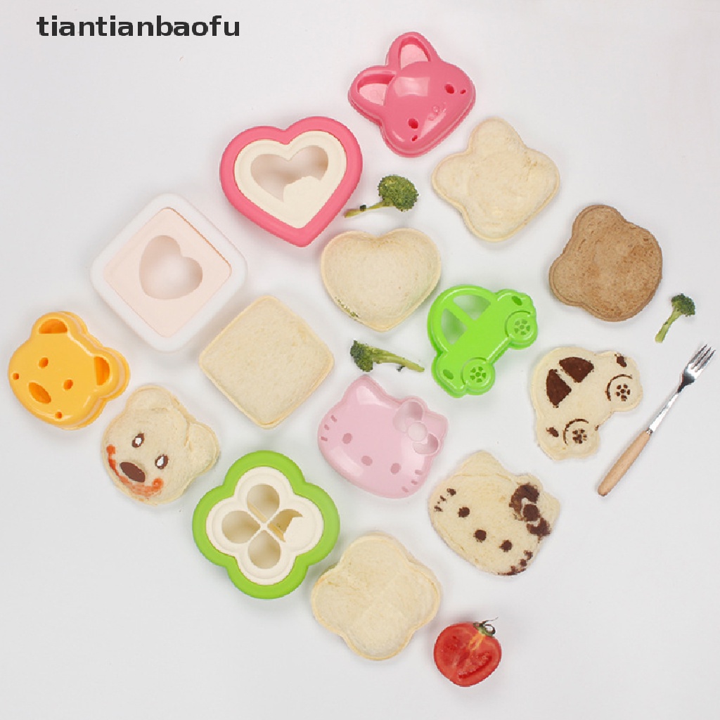 Cetakan Pemotong Roti Sandwich Bento Makan Siang Bentuk Teddy Bear