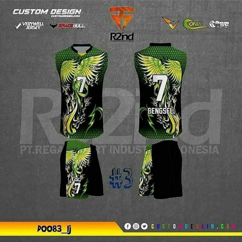 Jersey voli printing original regarsport