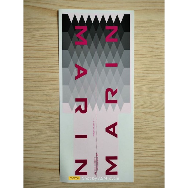 Decal sticker marin original sticker air marin bikes mtb gravel water decal