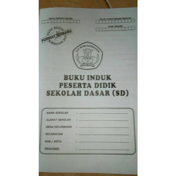

database-buku- buku induk sd k-13 revisi 2017 -buku-database.