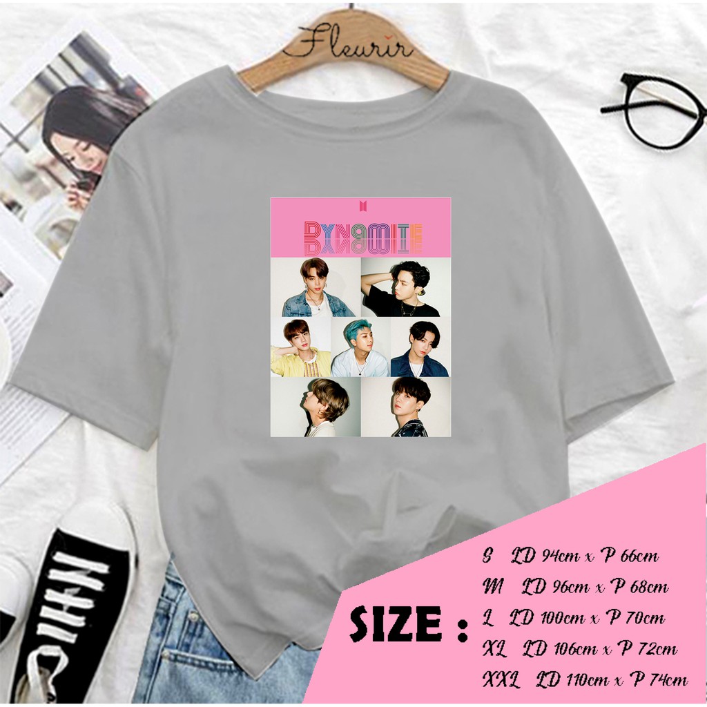 FLEURIR - KAOS  DYNAMITE FACE ALL TP WANITA DEWASA LENGAN PENDEK TEE UNISEX WANITA