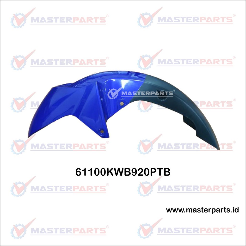 SPAKBOR DEPAN HONDA BLADE BIRU (61100KWB920PTB)