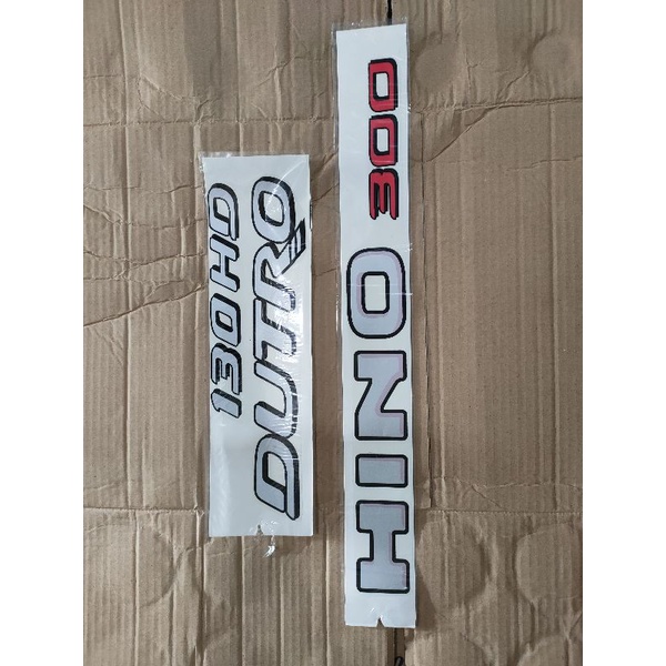 Stiker Hino 300 Dutro 130HD Buat Mobil Hino Dutro